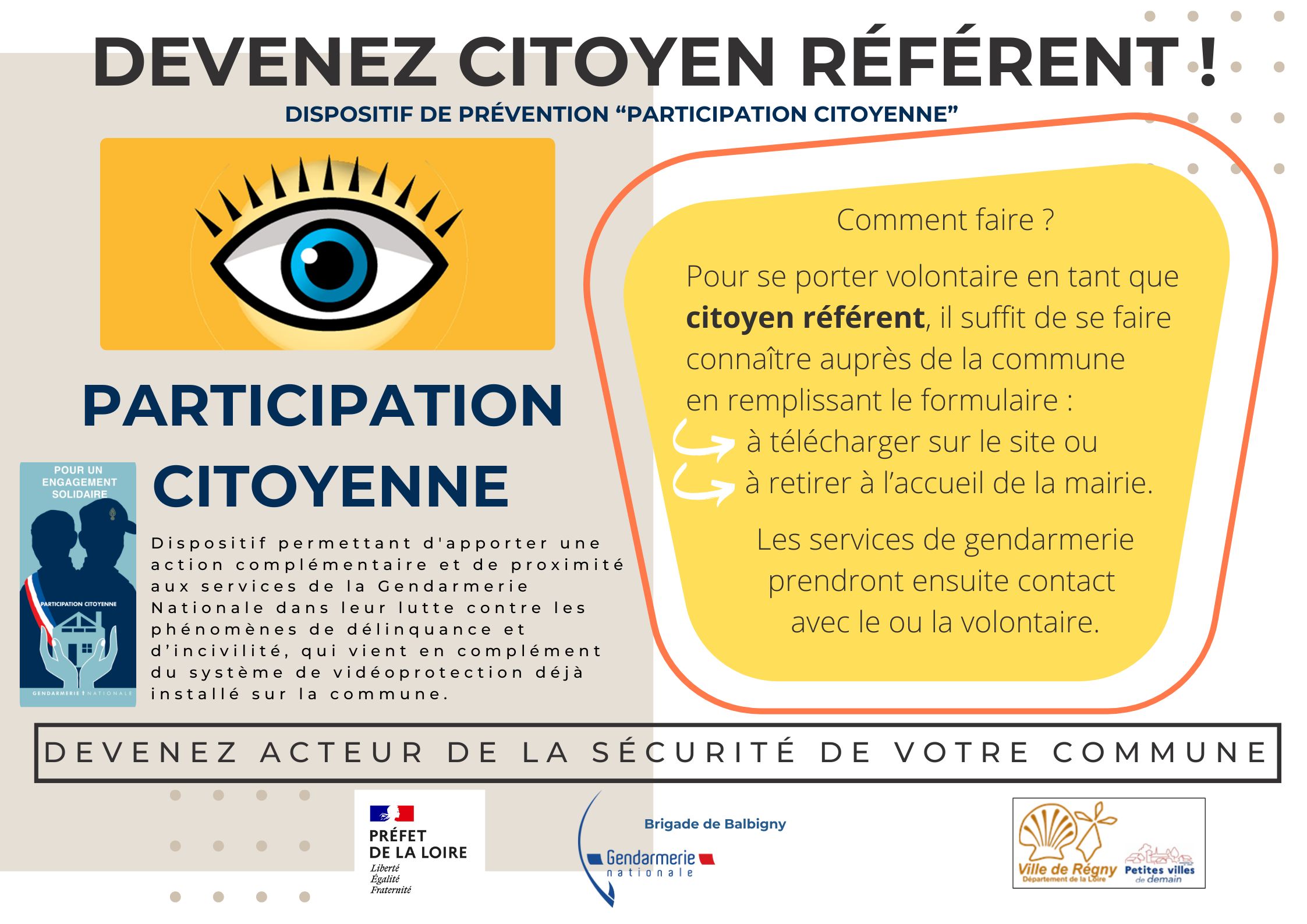 Flyer participation citoyenne
