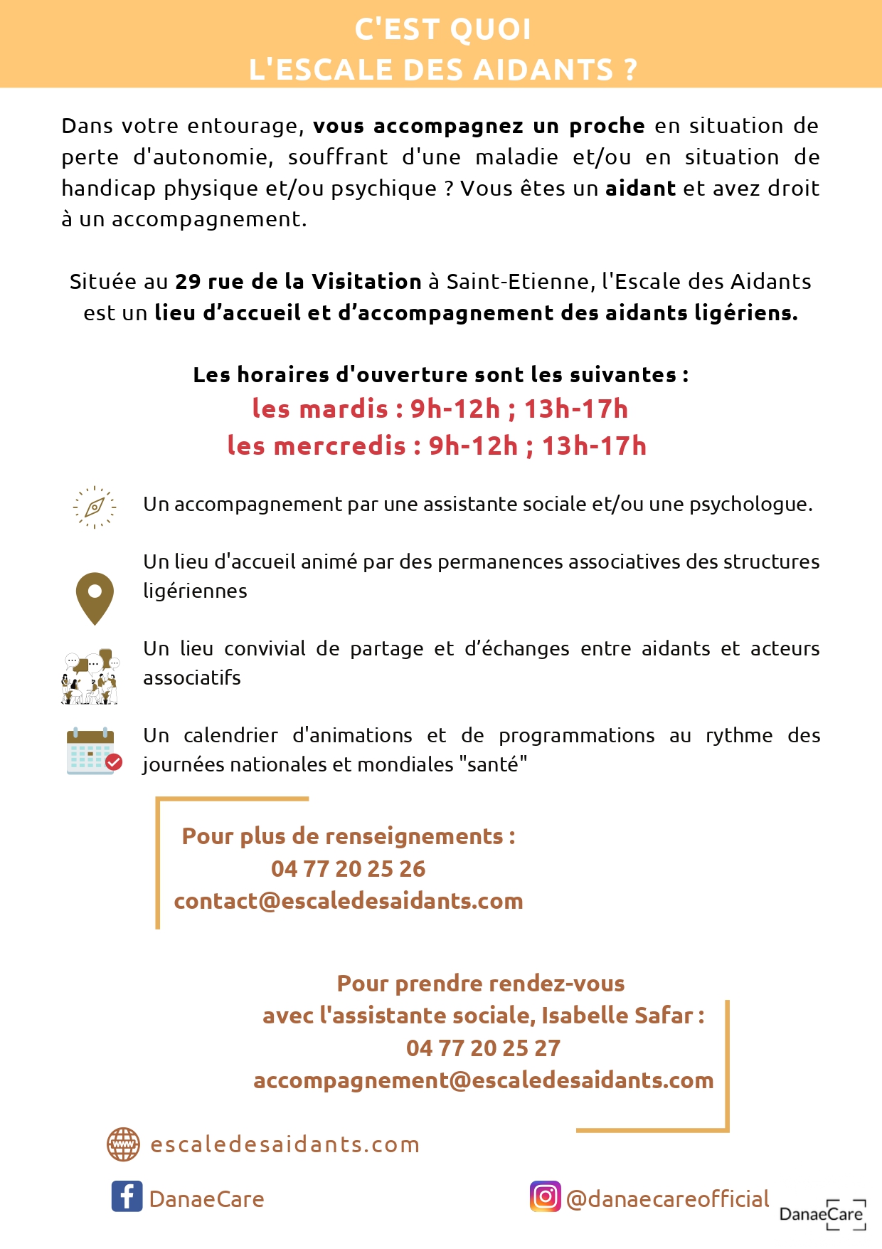 Flyer de l’Escale des aidants, page 2