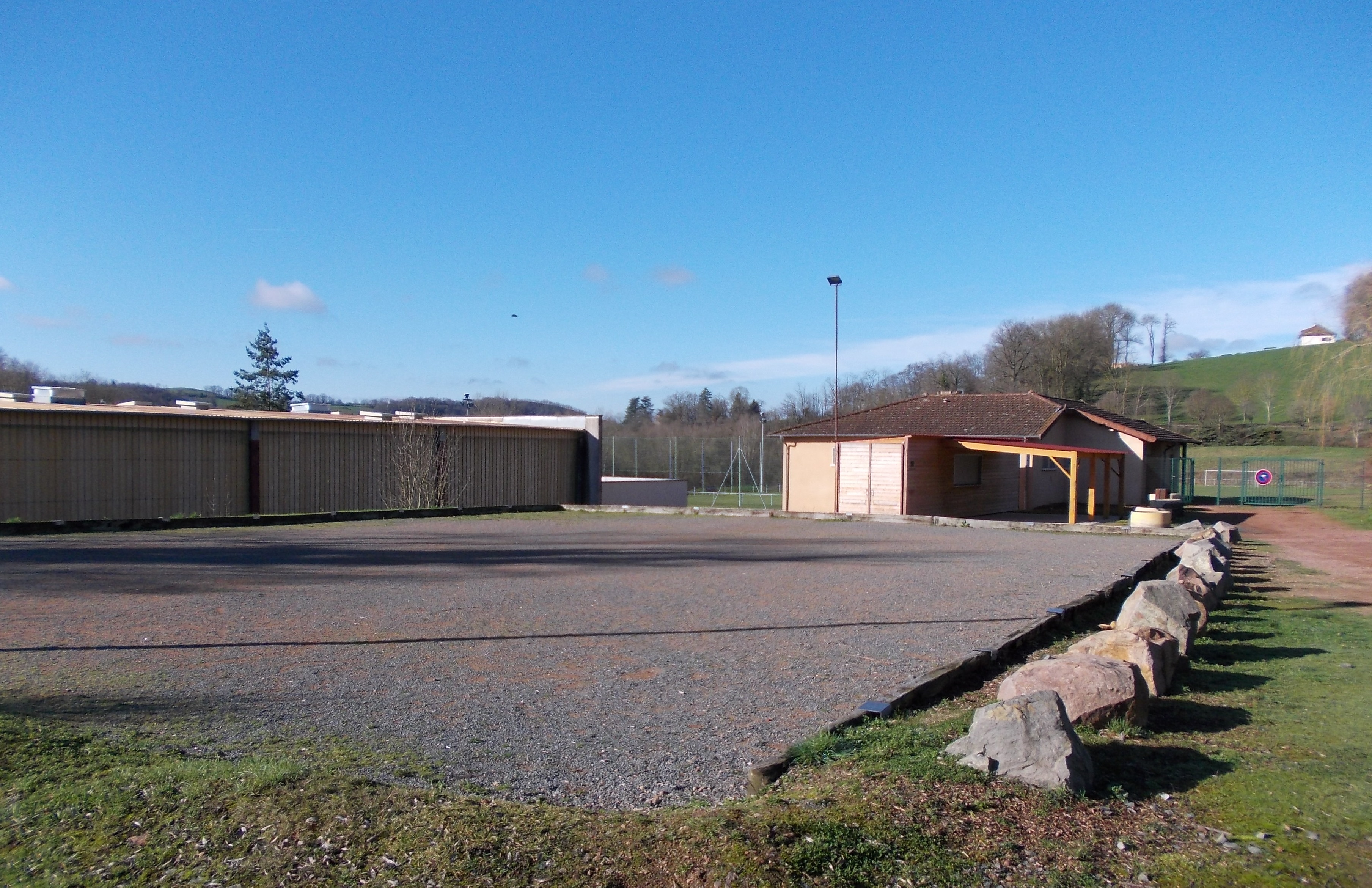 Les terrains de pétanque