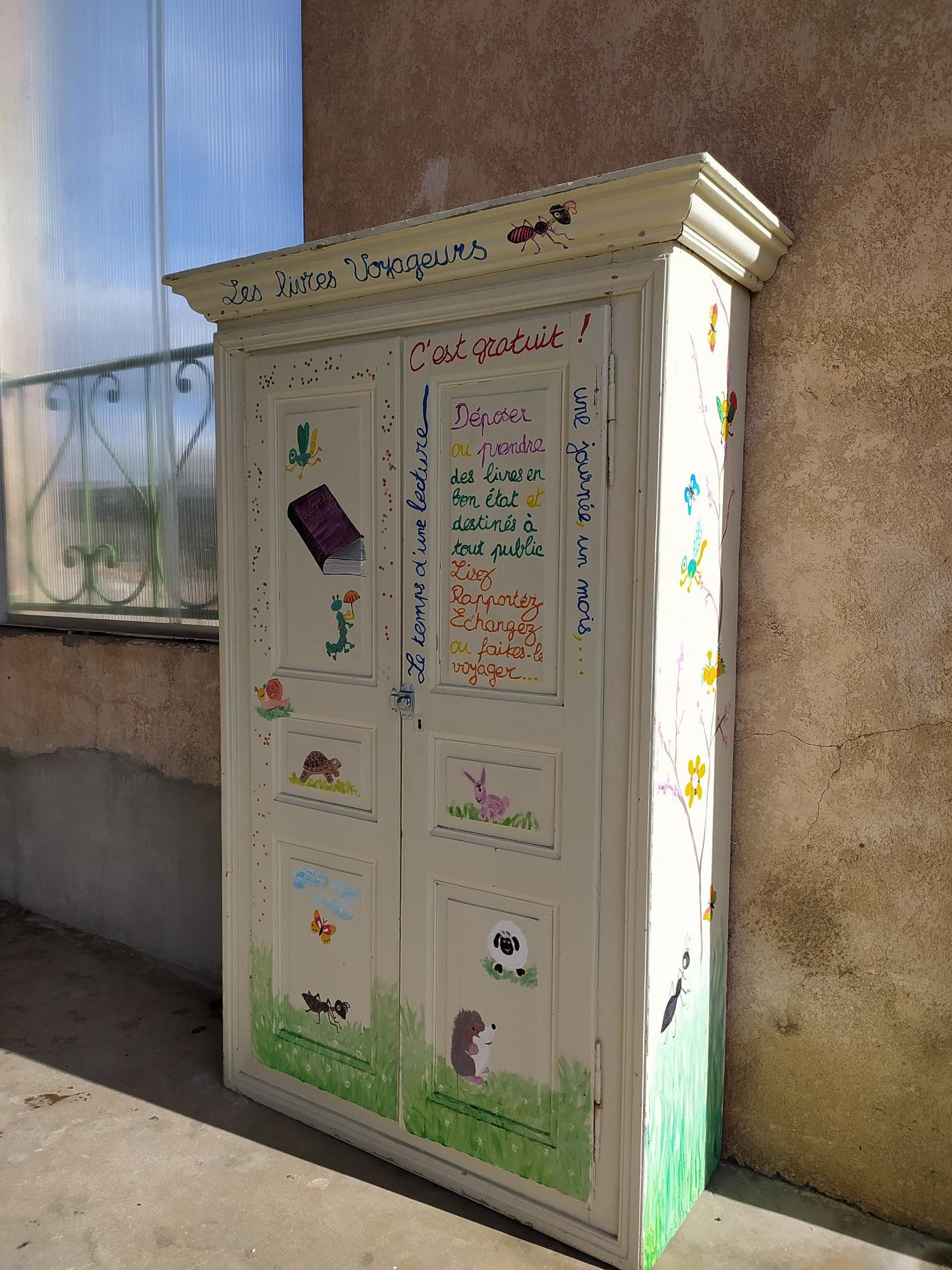 L'armoire à livres en libre-service