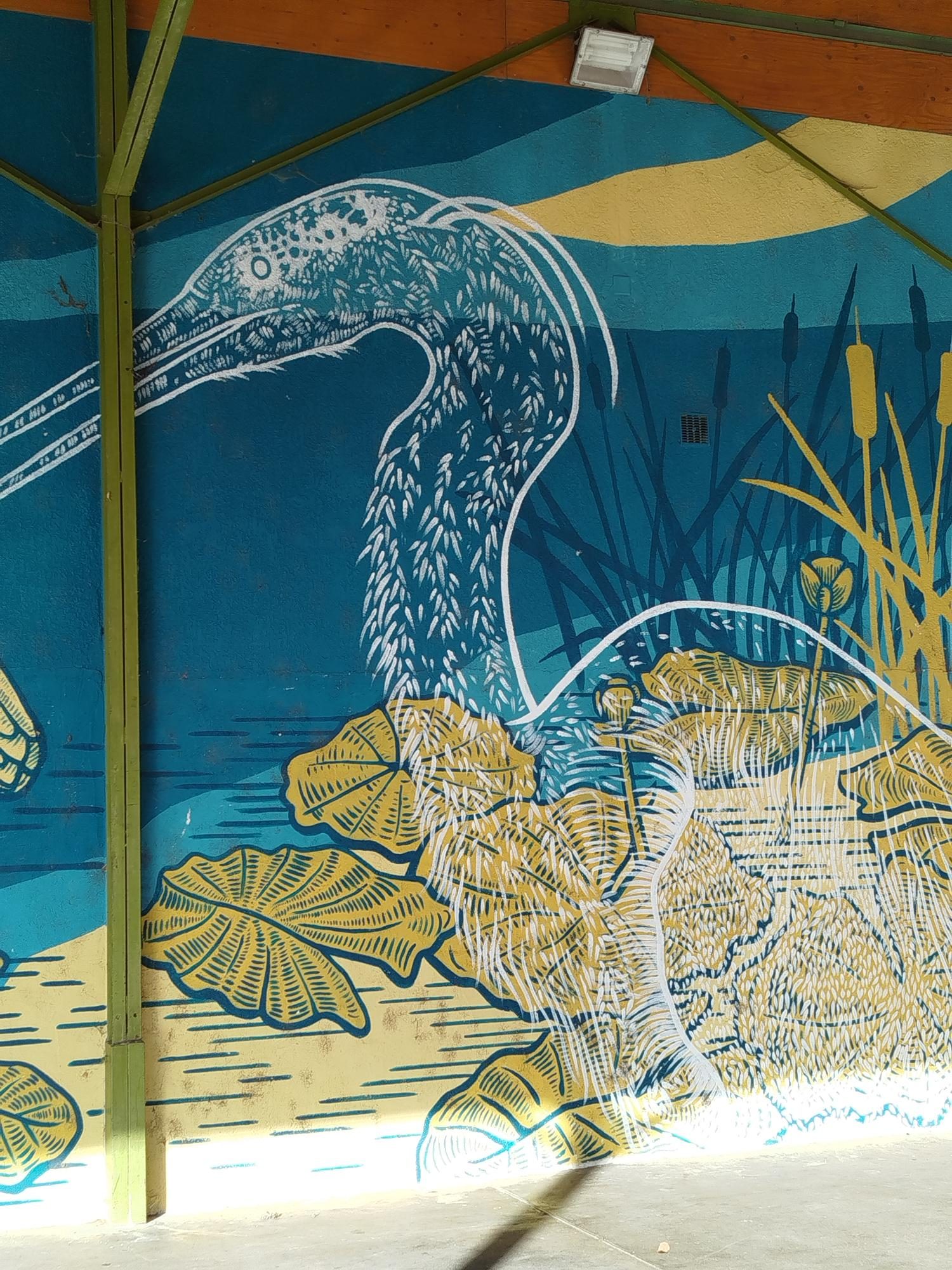 Détail de la fresque