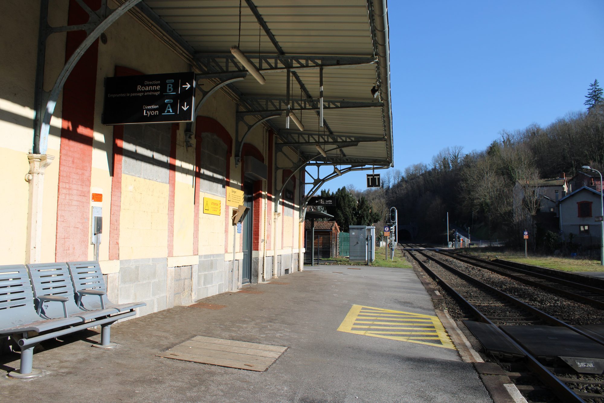 Le quai de la gare