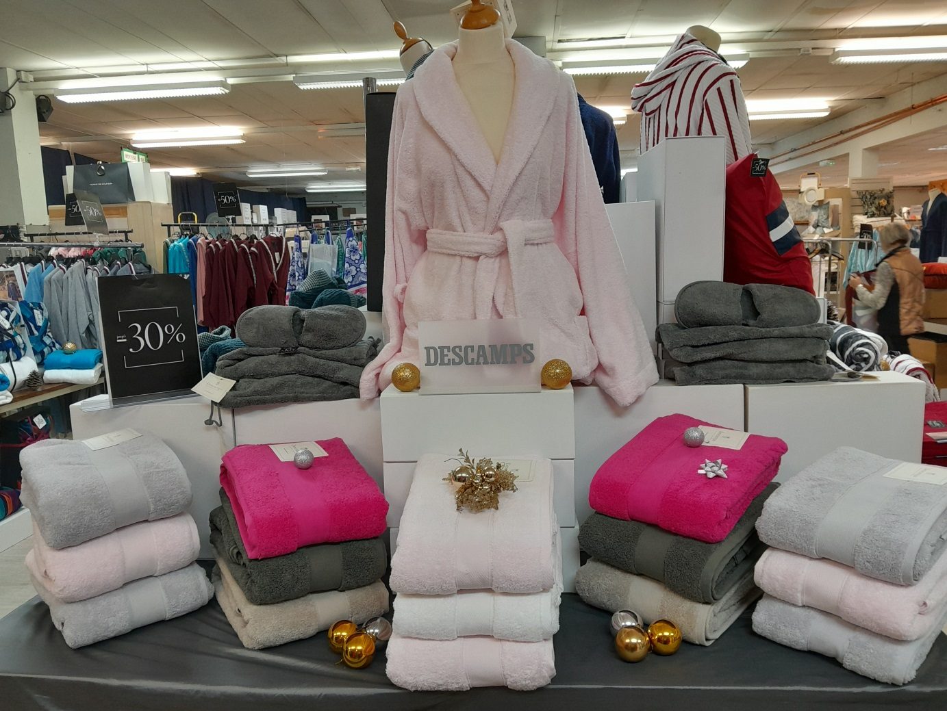 Linge de bain en rayon